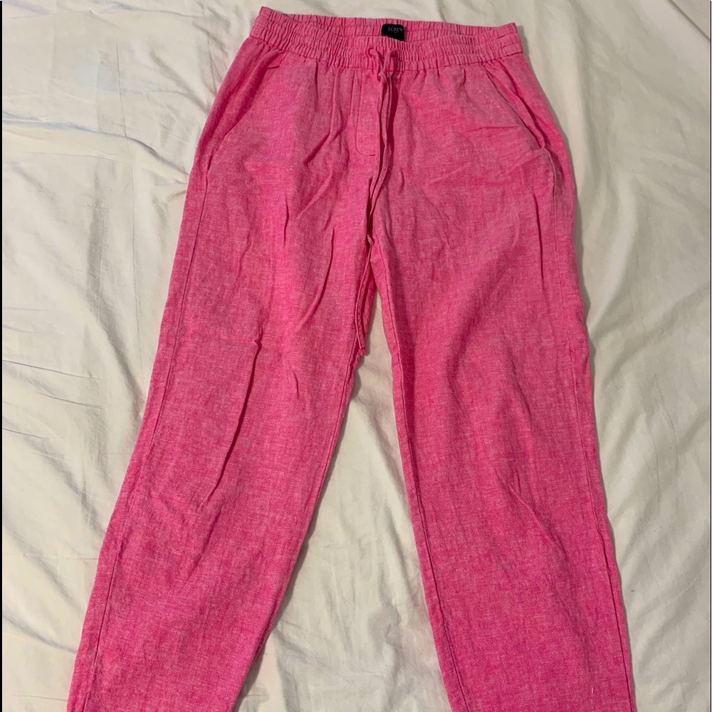 J crew linen pants